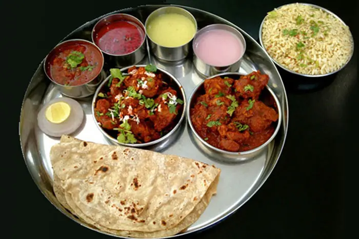 Non-vegetrian thali